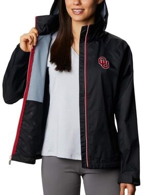 NWT columbia women’s university of oklahoma OU sooners switchback jacket black